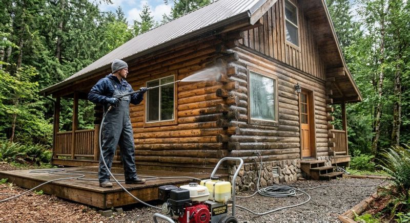 Cabin Power Washing Service